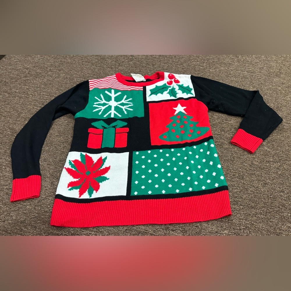 Forum Novelties Jolly Holiday Ugly Christmas Sweater M Like New!
